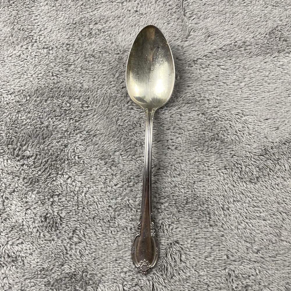1847 Rogers Bros IS REMEMBRANCE 1 SOUP  SPOON‎ Silverplate Silverware 8"